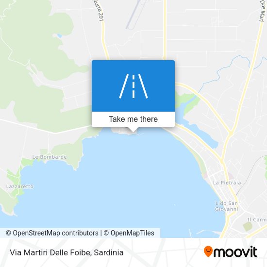 Via Martiri Delle Foibe map