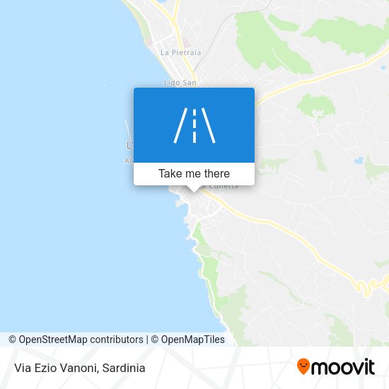Via Ezio Vanoni map