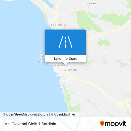 Via Giovanni Giolitti map