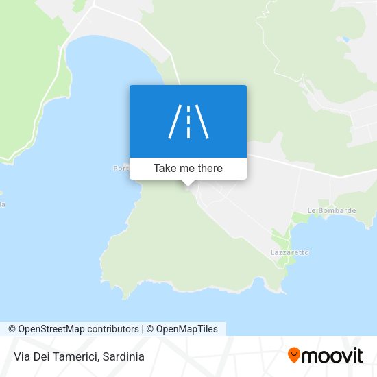 Via Dei Tamerici map