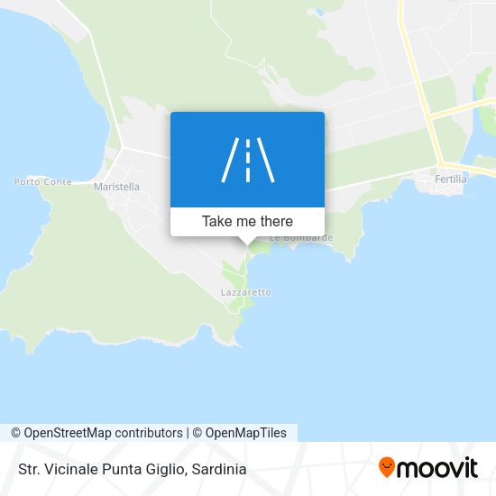 Str. Vicinale Punta Giglio map
