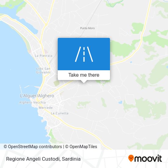 Regione Angeli Custodi map