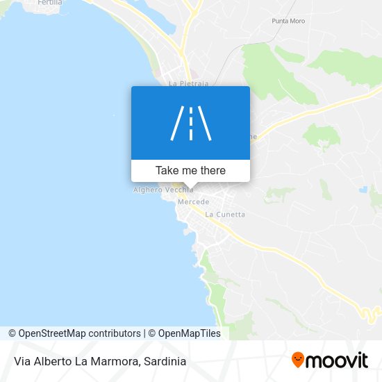 Via Alberto La Marmora map