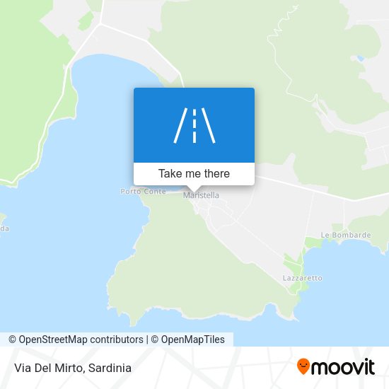 Via Del Mirto map