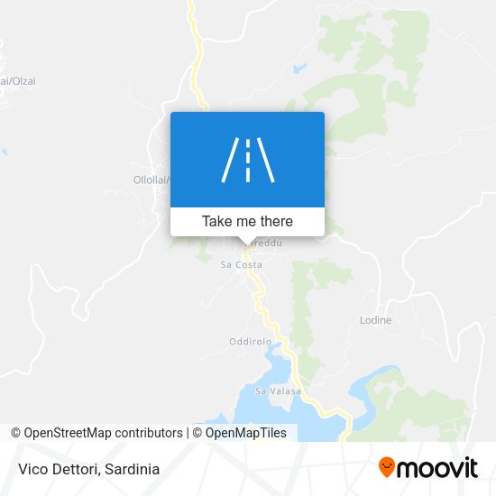 Vico Dettori map
