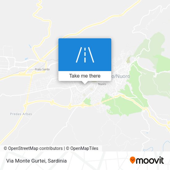 Via Monte Gurtei map