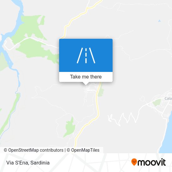 Via S'Ena map