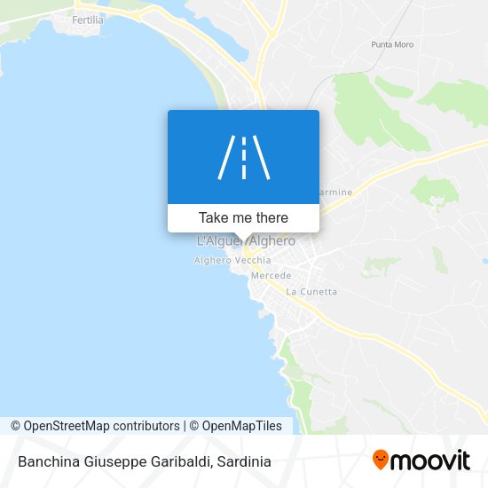 Banchina Giuseppe Garibaldi map