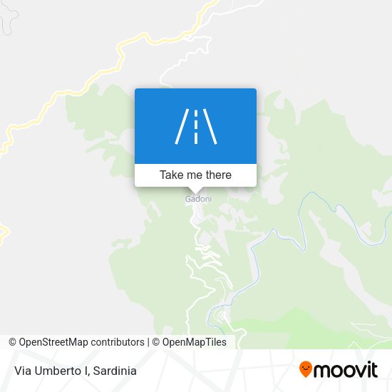 Via Umberto I map
