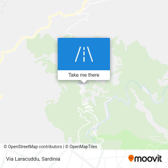 Via Laracuddu map