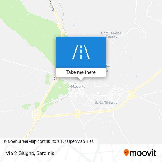 Via 2 Giugno map