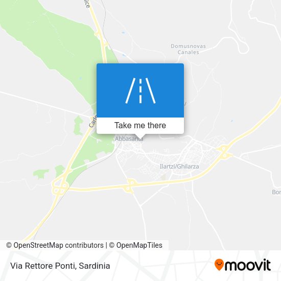 Via Rettore Ponti map