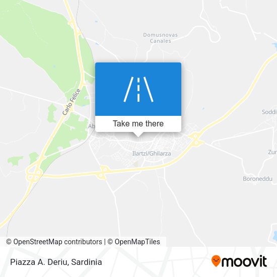 Piazza A. Deriu map