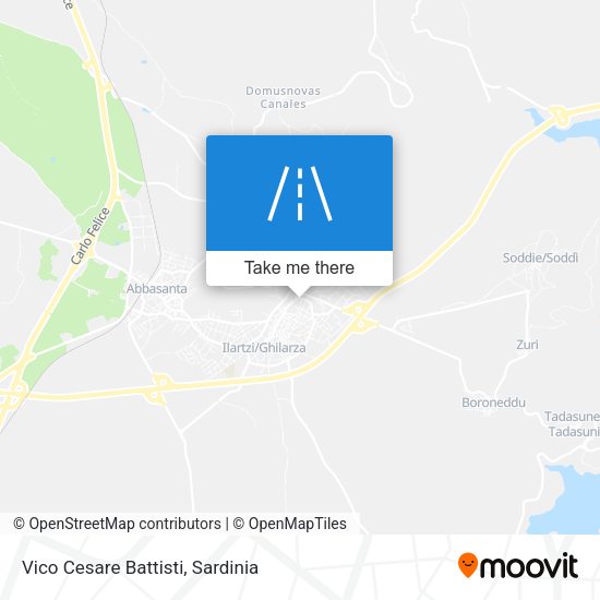Vico Cesare Battisti map