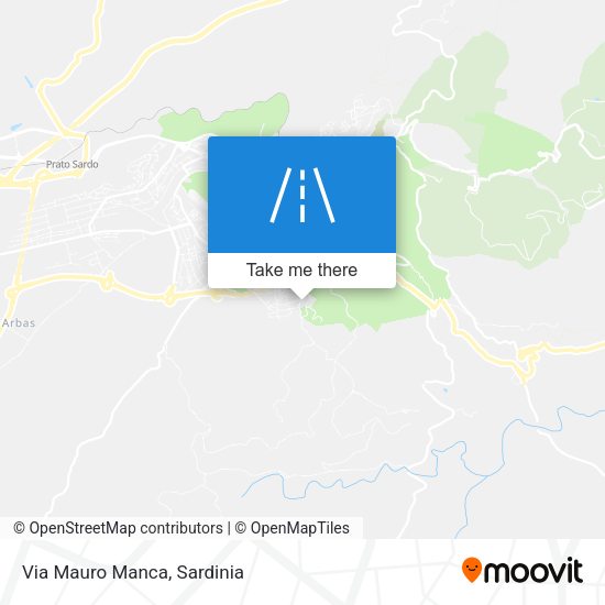 Via Mauro Manca map