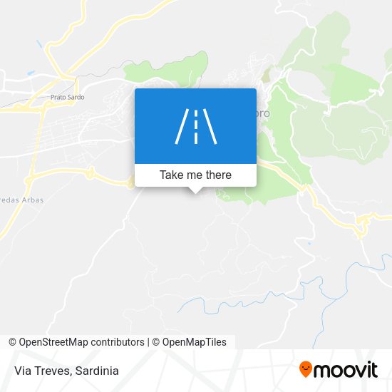 Via Treves map