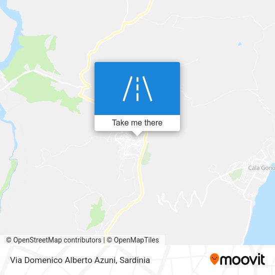 Via Domenico Alberto Azuni map