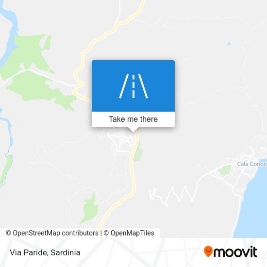Via Paride map