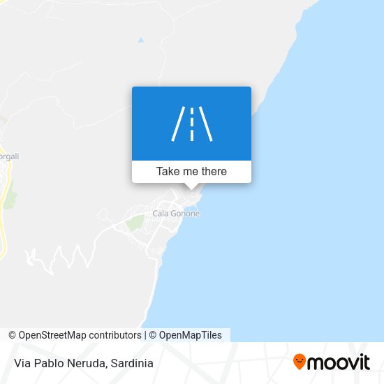 Via Pablo Neruda map