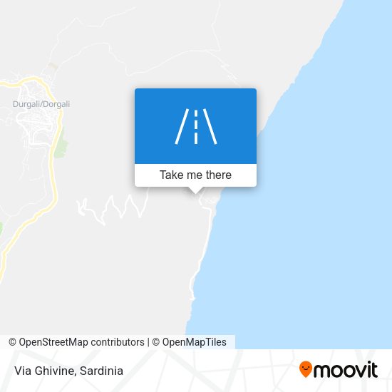Via Ghivine map
