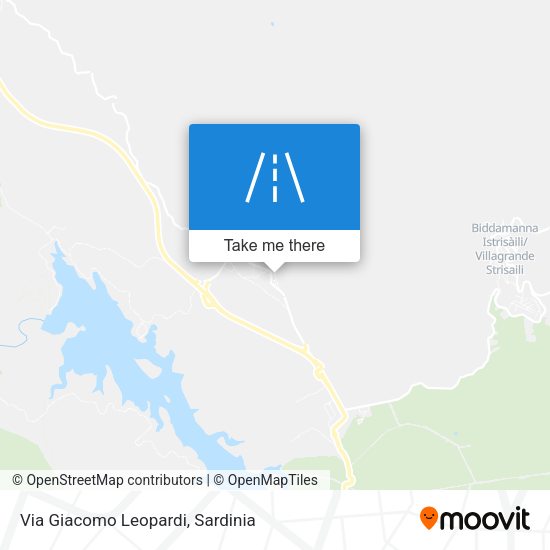 Via Giacomo Leopardi map