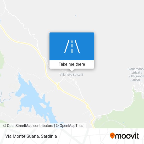 Via Monte Suana map