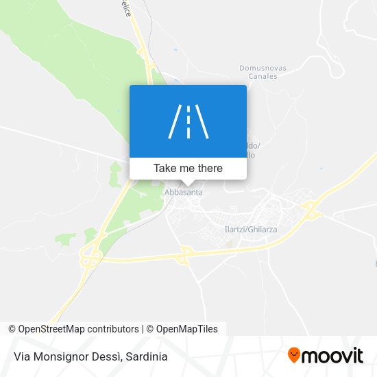 Via Monsignor Dessì map