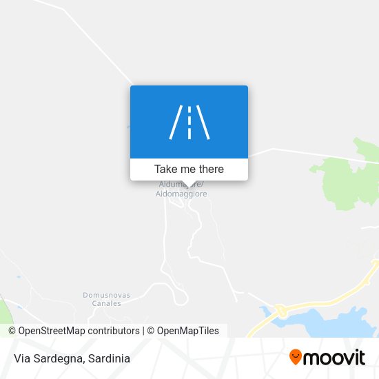 Via Sardegna map