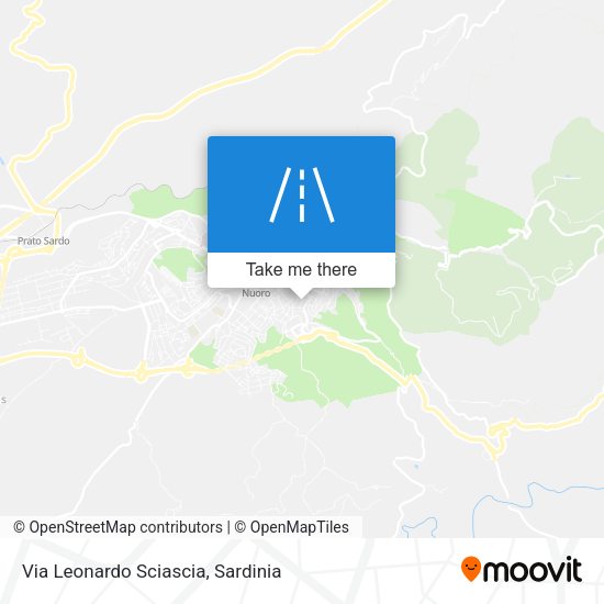 Via Leonardo Sciascia map