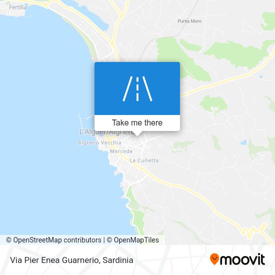 Via Pier Enea Guarnerio map