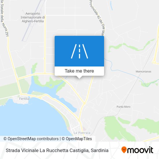 Strada Vicinale La Rucchetta Castiglia map