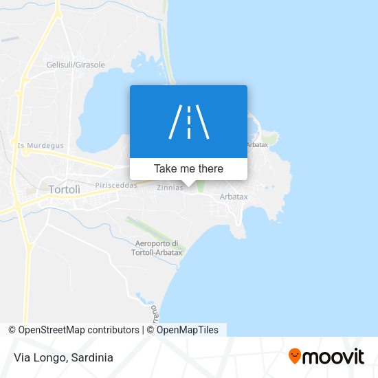 Via Longo map