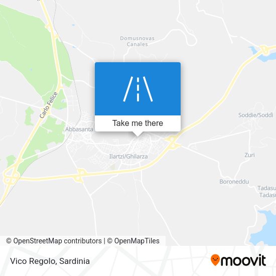 Vico Regolo map