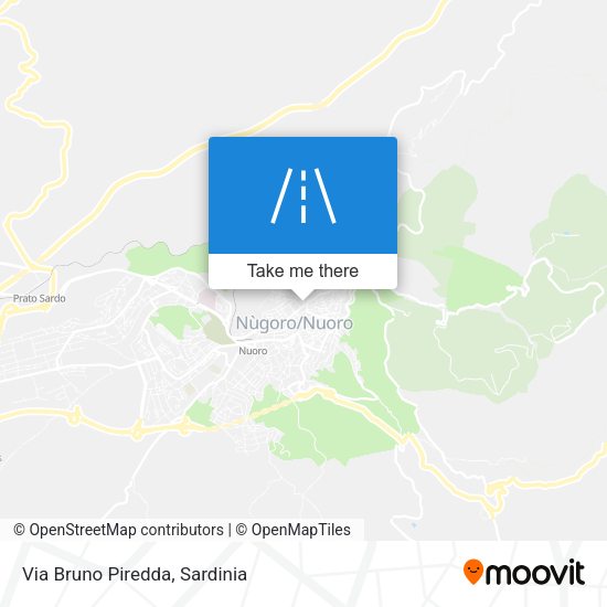Via Bruno Piredda map