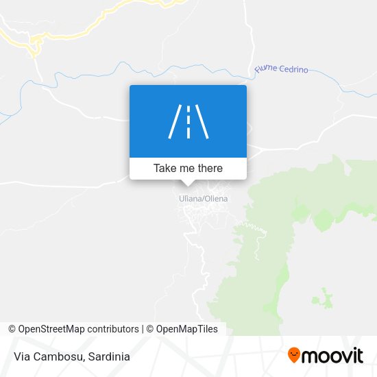 Via Cambosu map