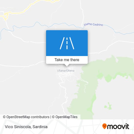Vico Siniscola map