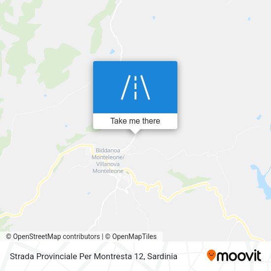 Strada Provinciale Per Montresta 12 map