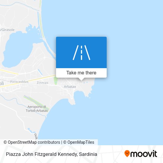 Piazza John Fitzgerald Kennedy map