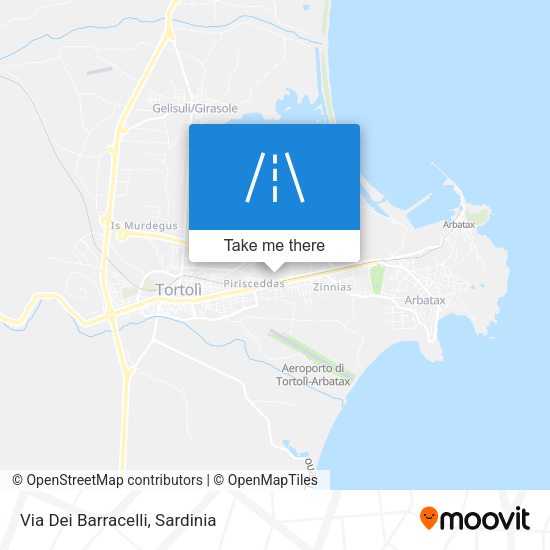 Via Dei Barracelli map