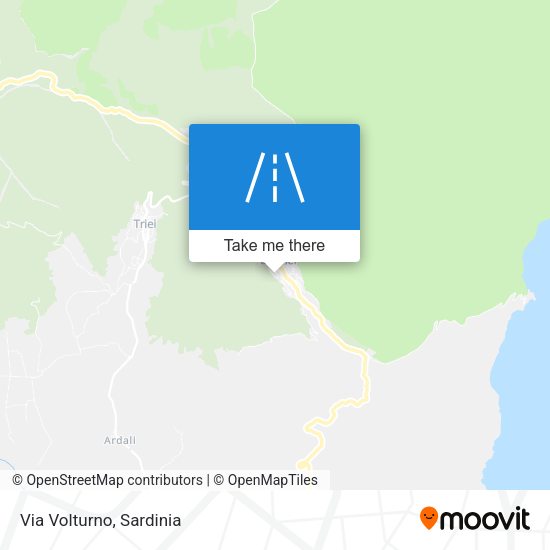 Via Volturno map