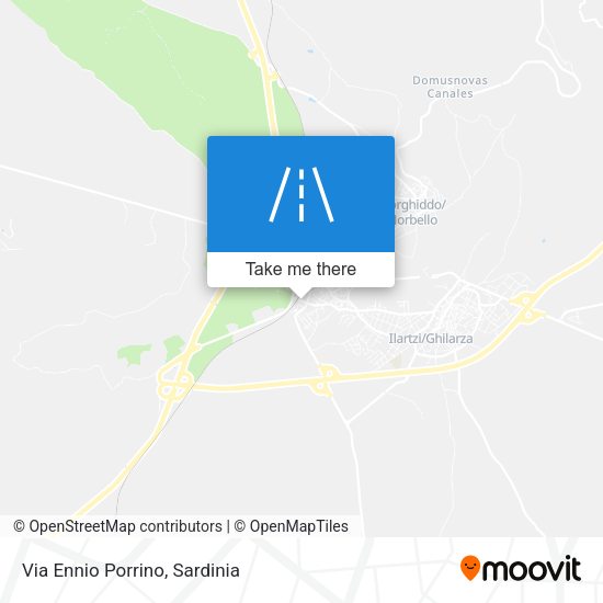 Via Ennio Porrino map
