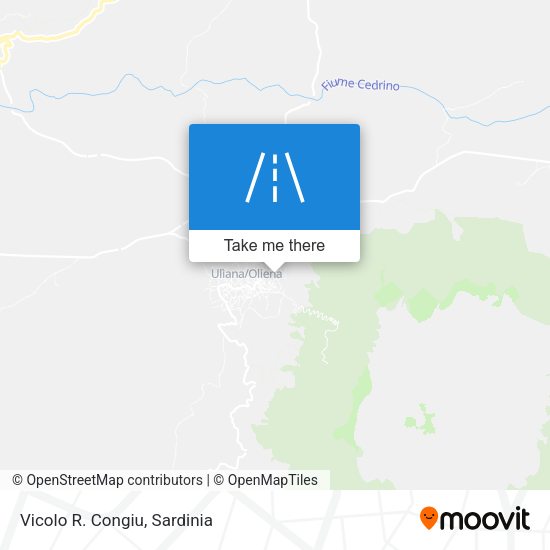Vicolo R. Congiu map
