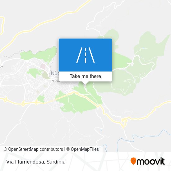 Via Flumendosa map