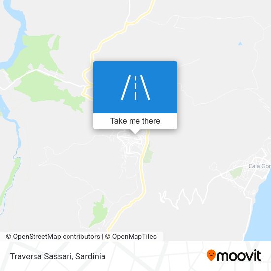Traversa Sassari map