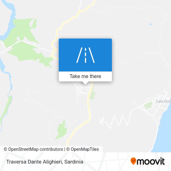 Traversa Dante Alighieri map