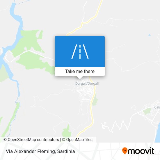 Via Alexander Fleming map
