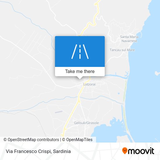 Via Francesco Crispi map