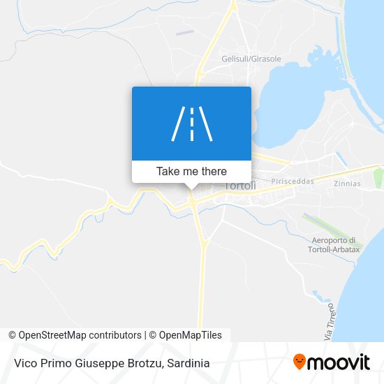 Vico Primo Giuseppe Brotzu map