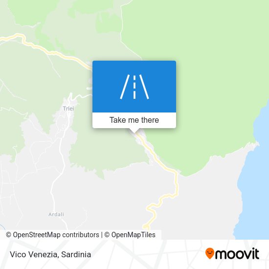 Vico Venezia map