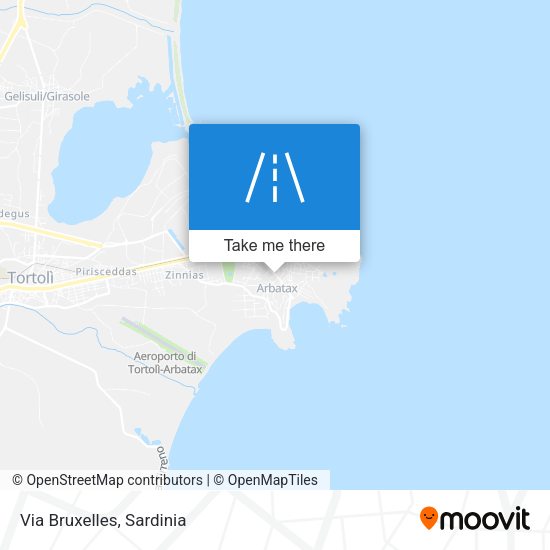Via Bruxelles map